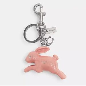 Coach Bunny Bag Charm NWT